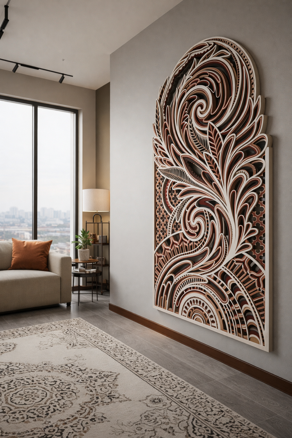 FLORAL INFINITY WALL ART
