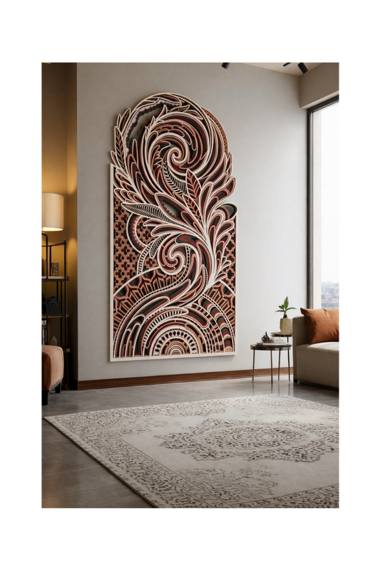 FLORAL INFINITY WALL ART