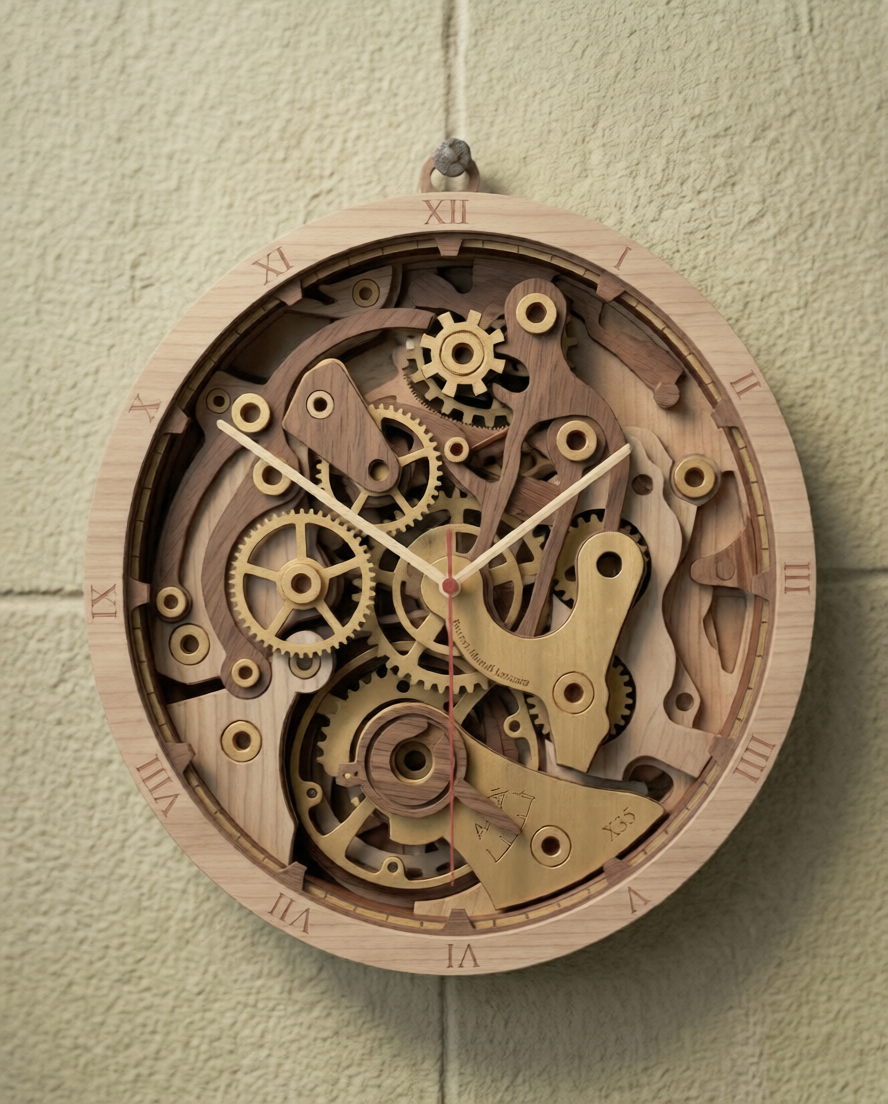 Skeleton Wall Clock