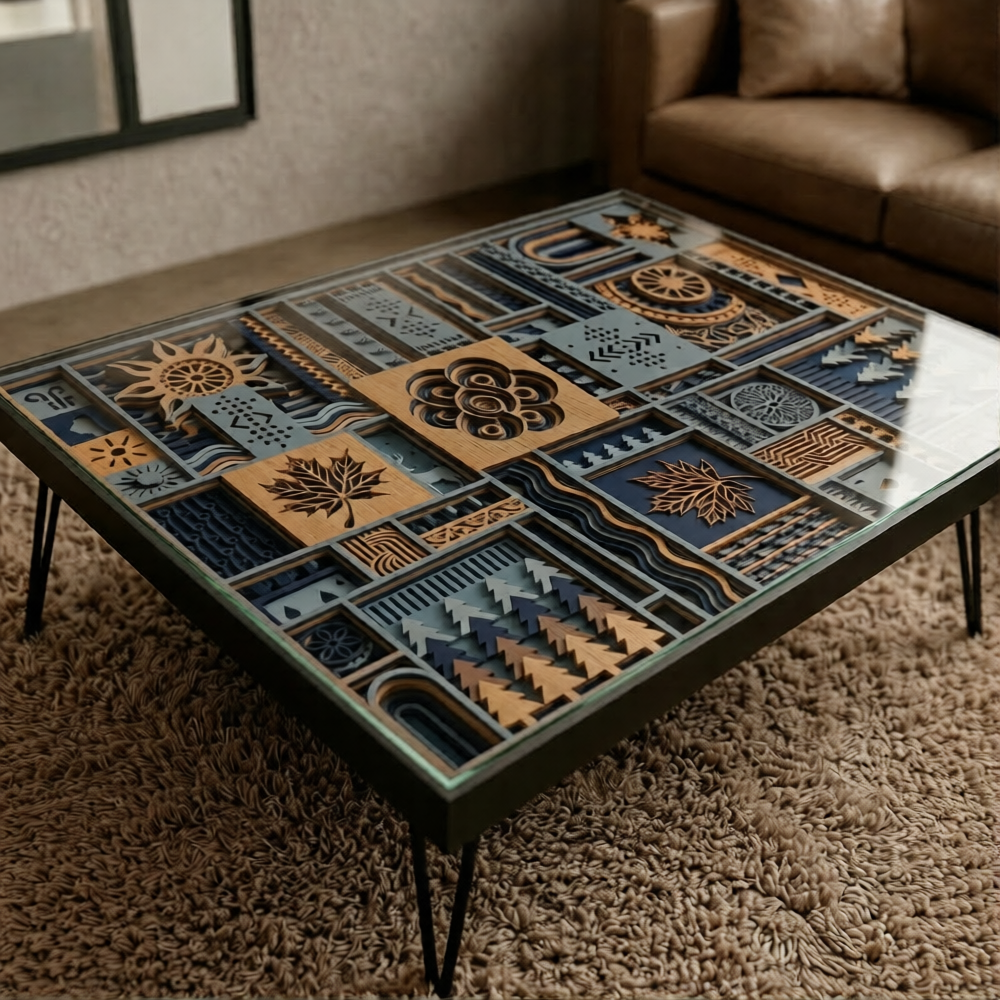 Wild Symmetry - Multilayered Table