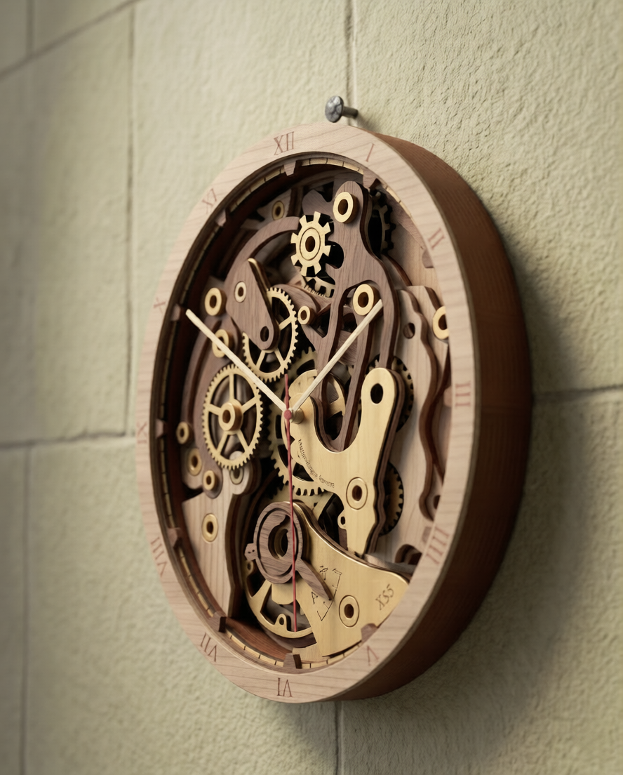 Skeleton Wall Clock