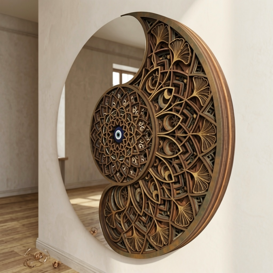 Multilayered Yin Yang Mirror