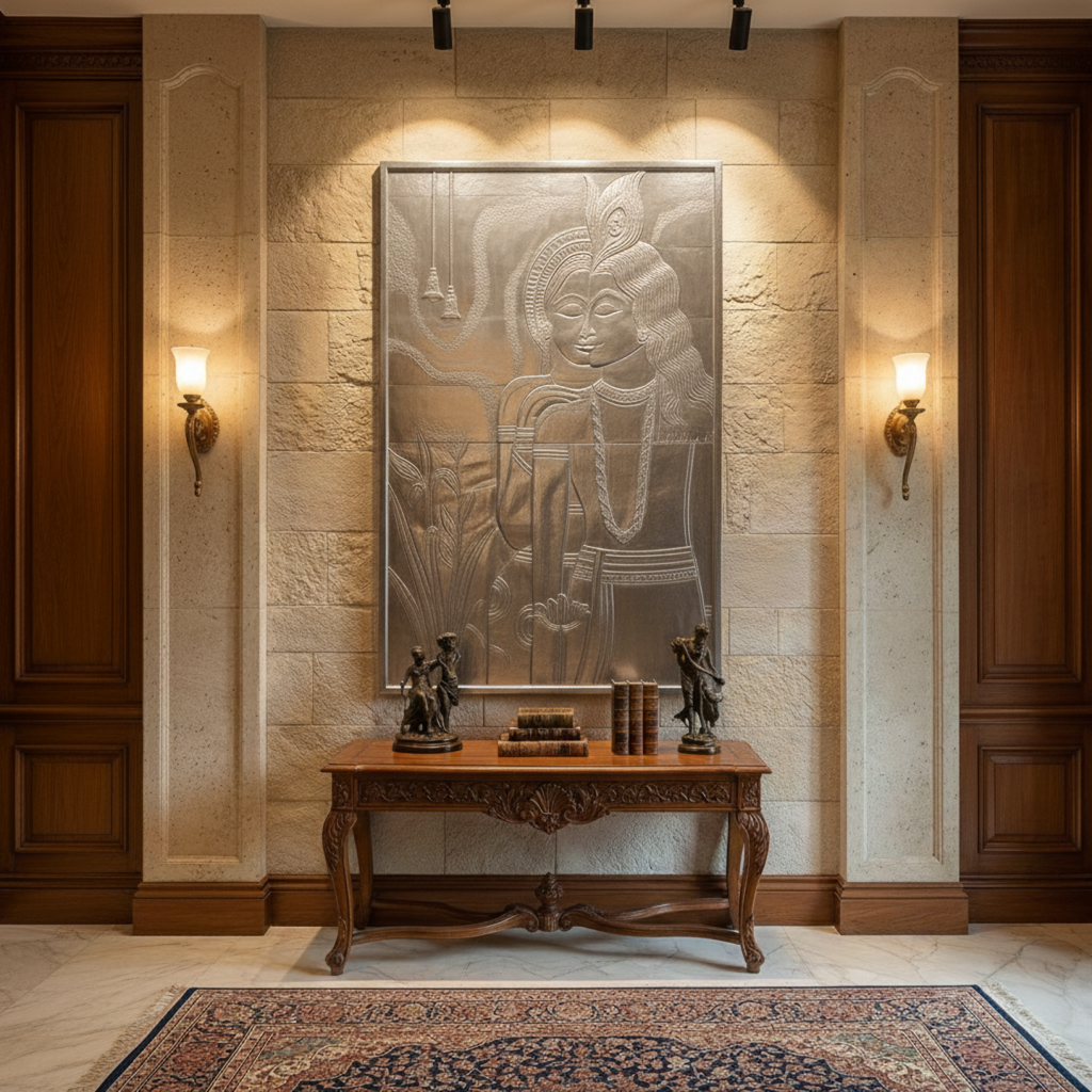 RADHA KRISHNA 3D ART